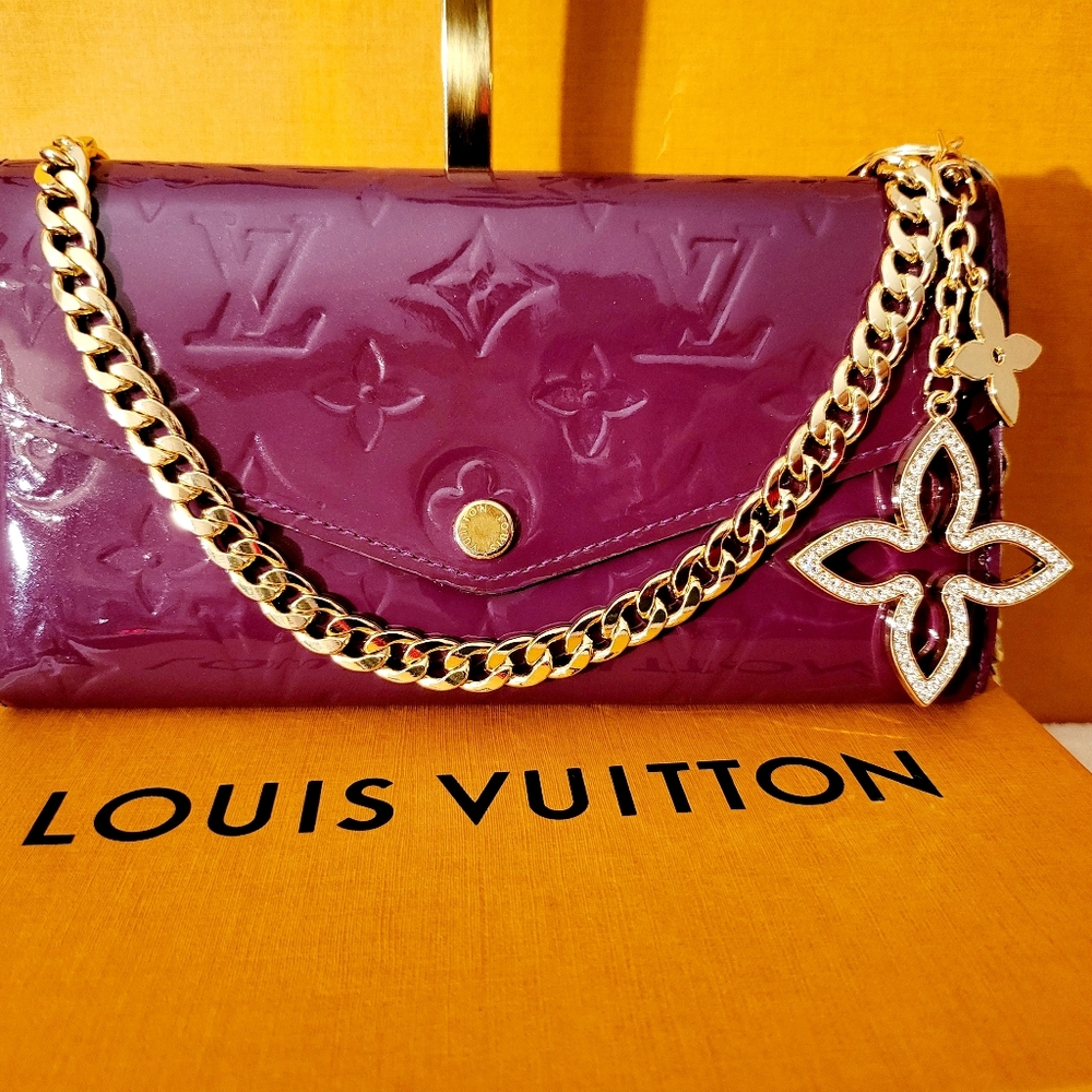 AUTHENTIC Louis Vuitton Sarah Long Crossbody Wallet Rare Unique